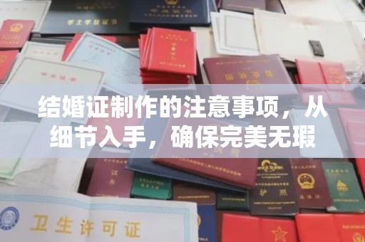 惠安结婚证制作的注意事项，从细节入手，确保完美无瑕