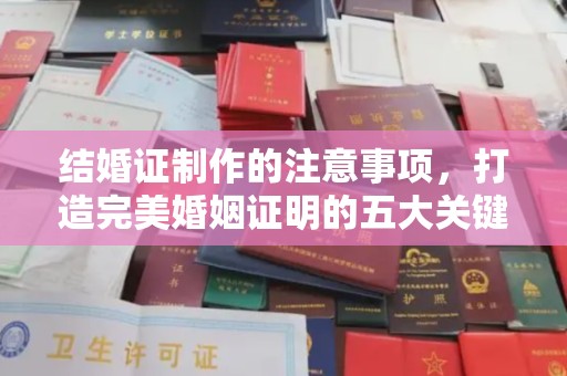 惠安结婚证制作的注意事项，打造完美婚姻证明的五大关键点