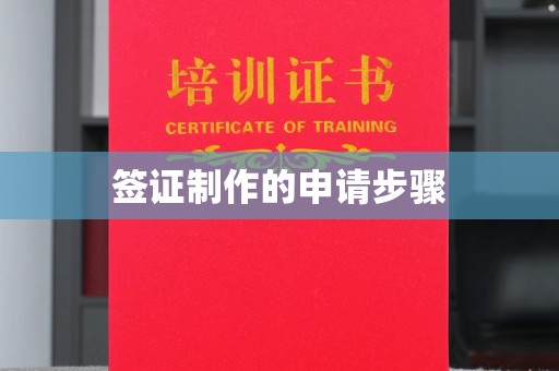 惠安签证制作的申请步骤