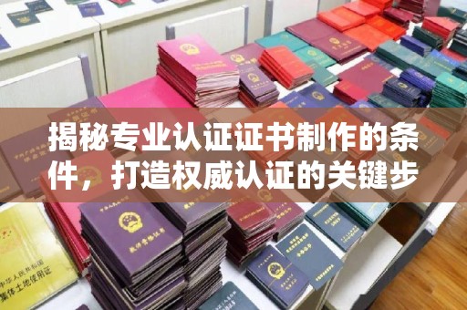 惠安揭秘专业认证证书制作的条件，打造权威认证的关键步骤