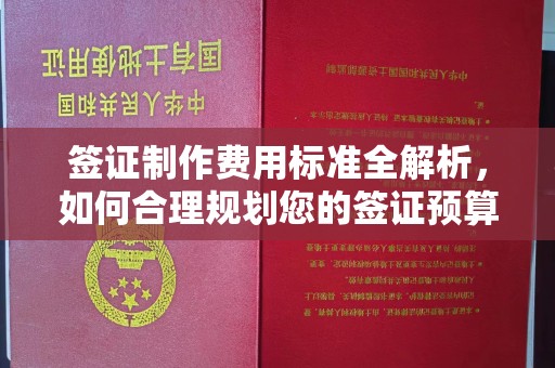 惠安签证制作费用标准全解析，如何合理规划您的签证预算？